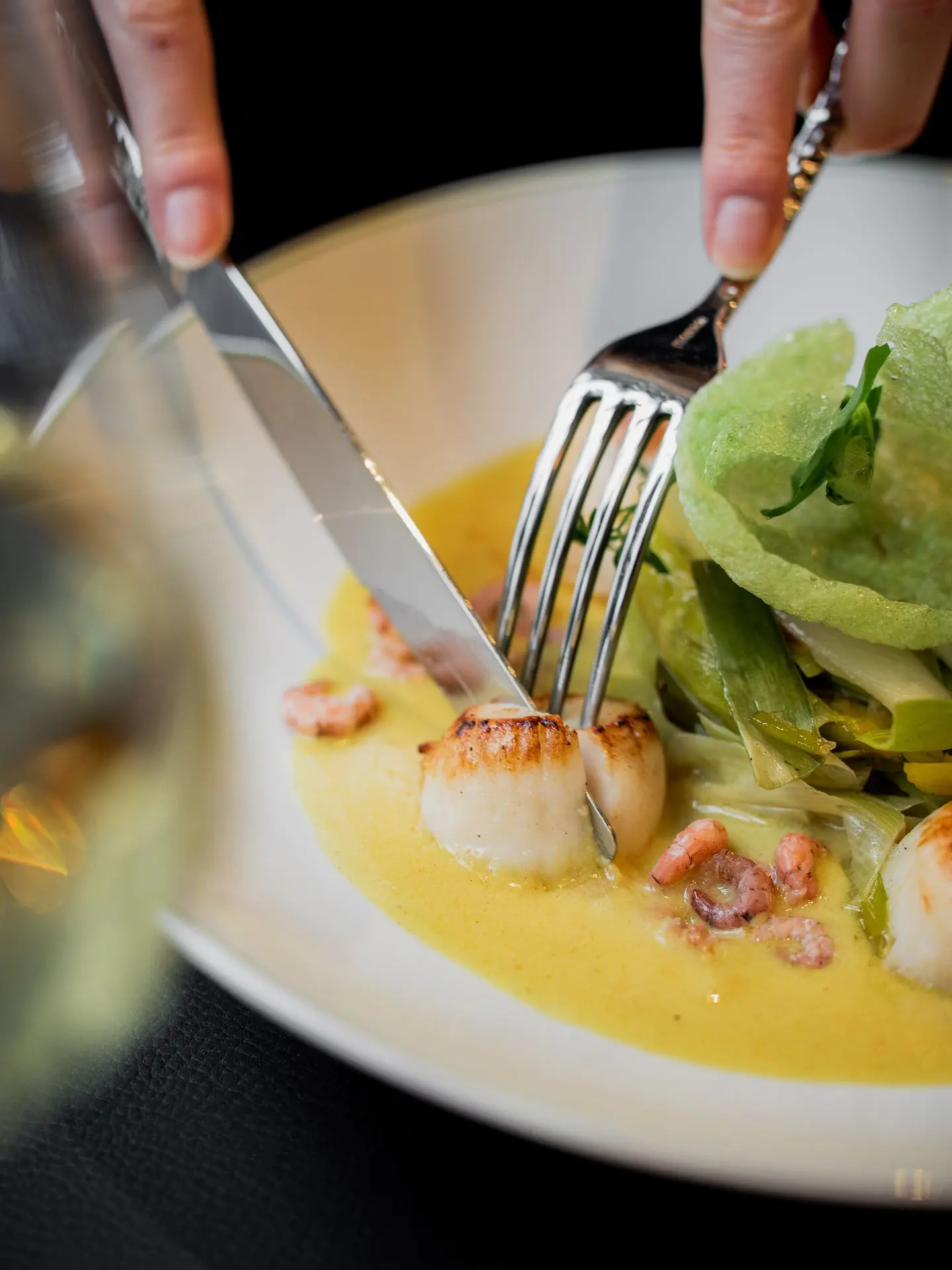 Au Repos des Chasseurs, Saint-jacques, brasserie