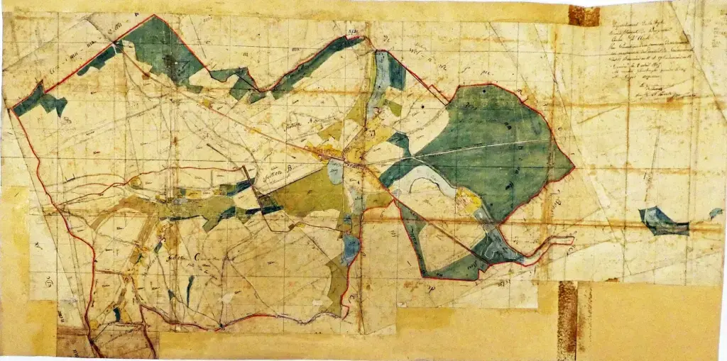carte boitsfort 1807, Watermael-Boitsfort, Au Repos des Chasseurs
