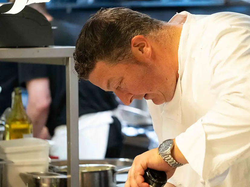 Adrien Schurgers, au repos des chasseurs, chef de cuisine, michelin