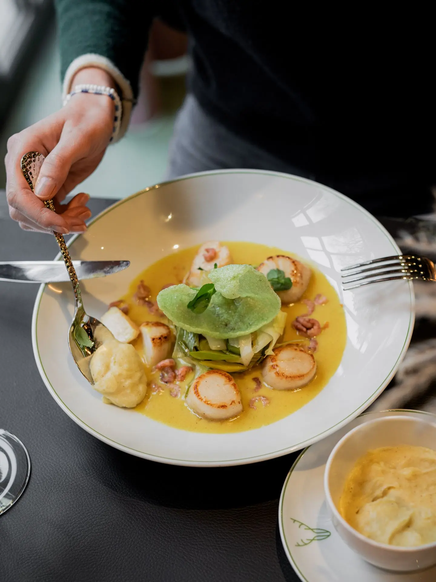 saint-jacque meunière, au repos des chasseurs
