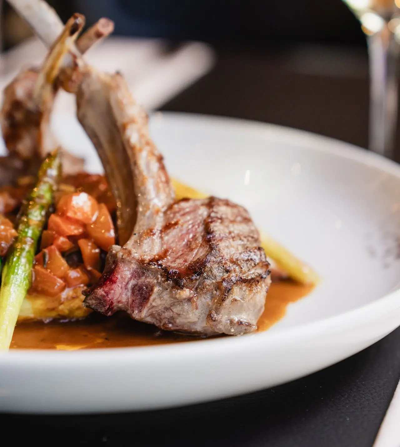 Duo d'Agneau, Jus vin blanc