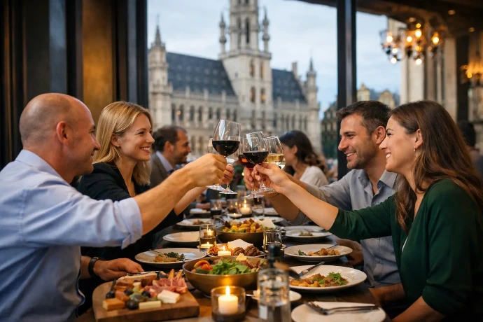 Business lunch, Au Repos des Chasseurs, Bruxelles, Watermael-Boitsfort