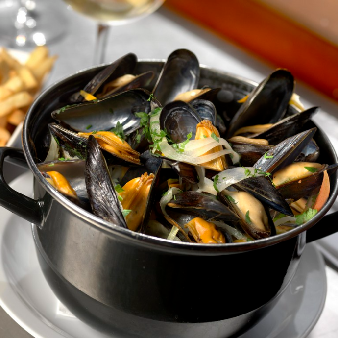 Moules frites, Au Repos des Chasseurs, Restaurant moules, Watermael-Boitsfort