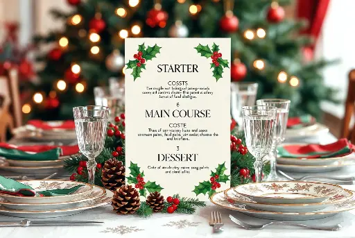 Feestmenu af te halen (3 gangen)